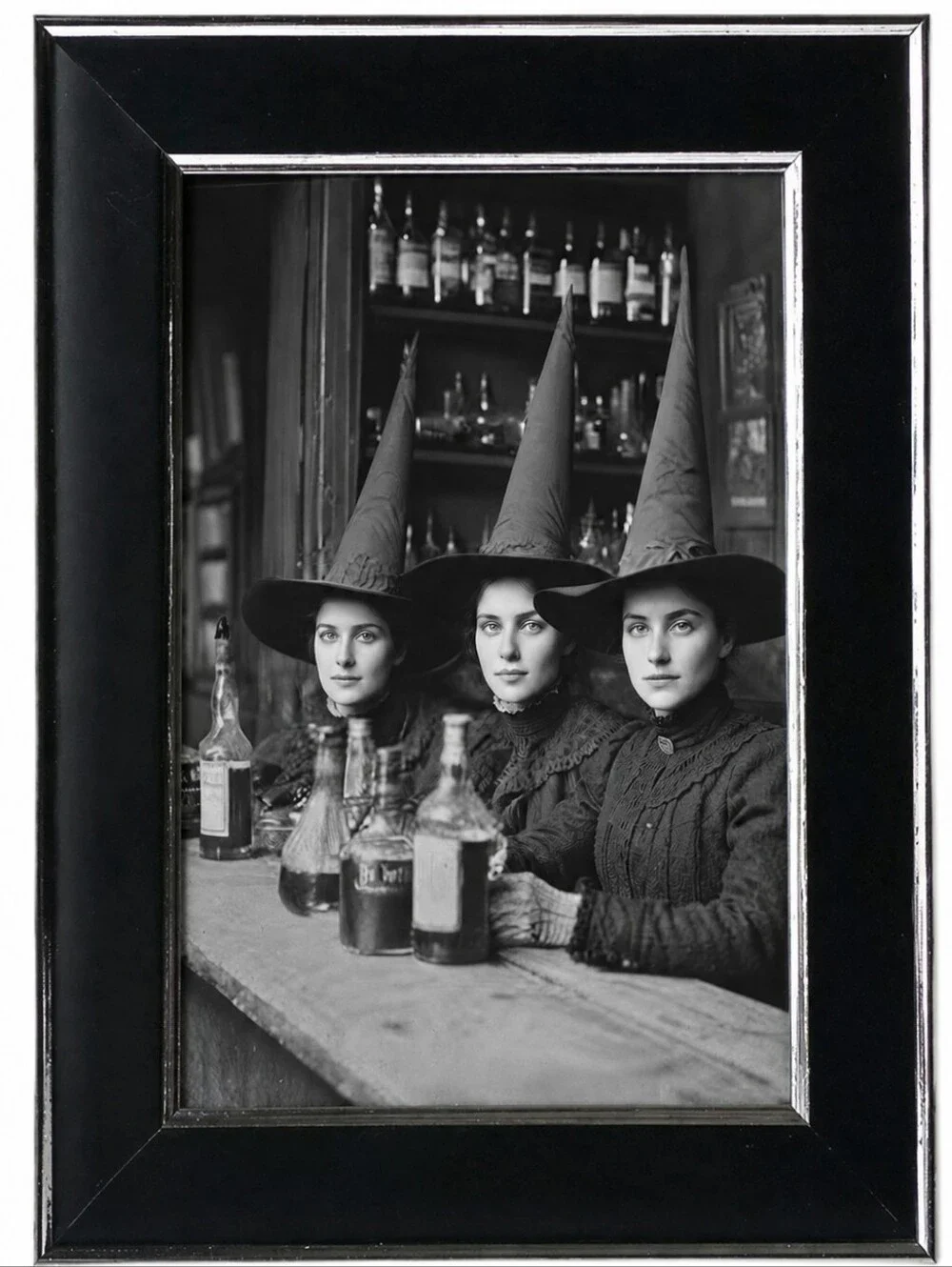 Vintage Group Of Witches Wiccan Pagan Witchy Goth Witch Witchcraft Seance Dark